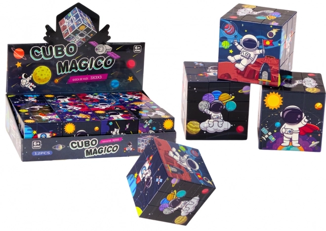 Magico Cubo Educativo Spazio Puzzle Gioco Logico