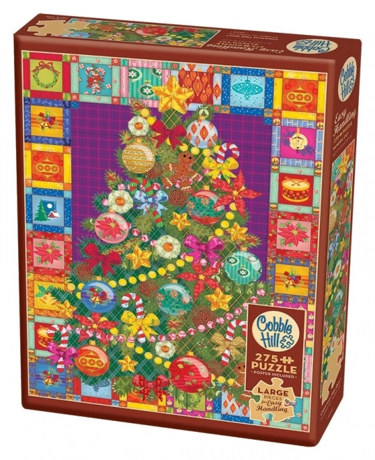 Puzzle Albero di Natale su Coperta XL 275 Pezzi