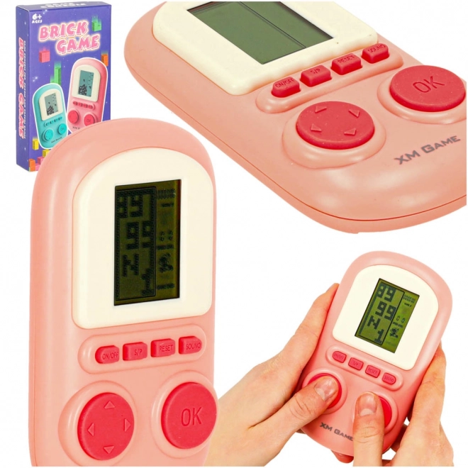 Console da gioco elettronica portatile rosa