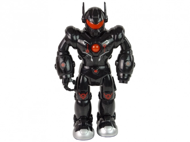 Robot interattivo con suoni e luci nero