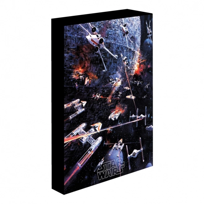 quadro LED luminoso Star Wars 30x40 cm