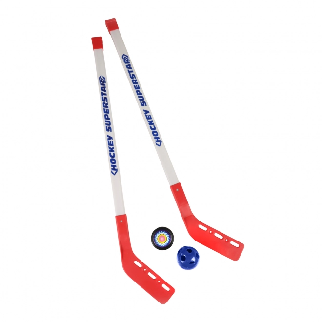 Hockey Set Con Puck E Palla 80 cm