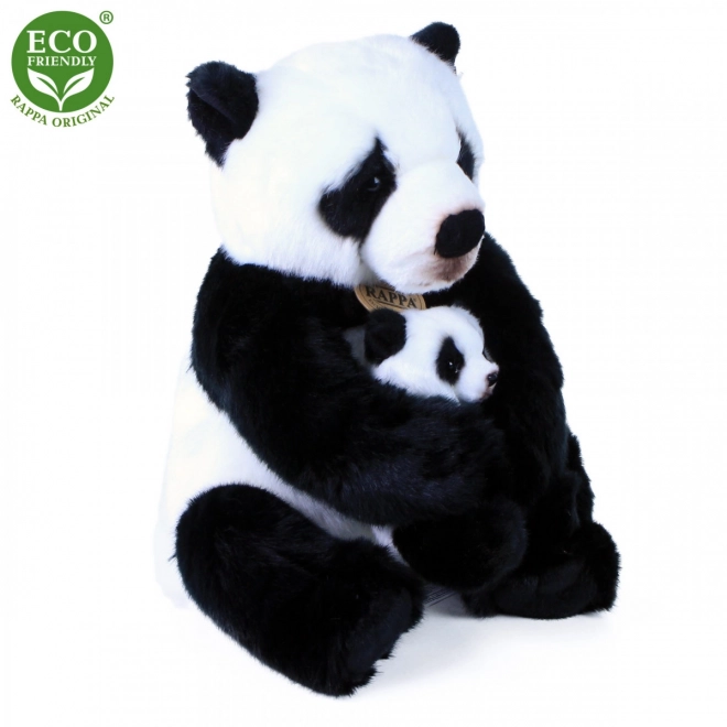 Panda di peluche con cucciolo ECO-FRIENDLY