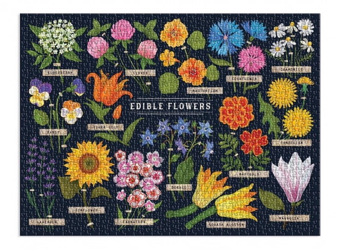 Puzzle Fiori Commestibili 1000 Pezzi