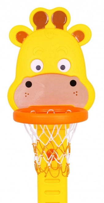 Set sportivo Giraffa 4 in 1 bambini 3+ - Basket, Cerchi, Freccette, Misuratore di altezza