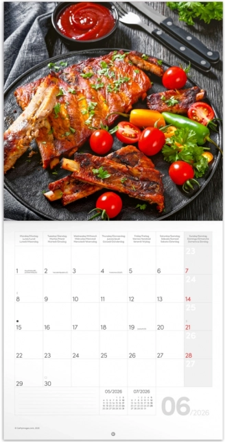 Calendario Notes Gourmet 2026