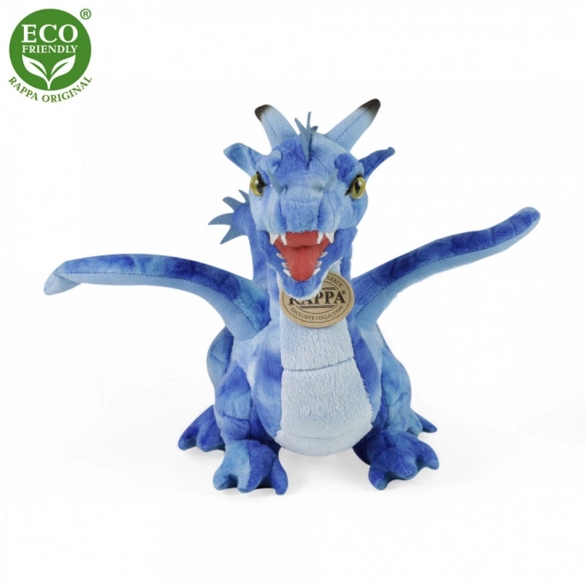 Rappa drago di peluche blu 40 cm eco-friendly