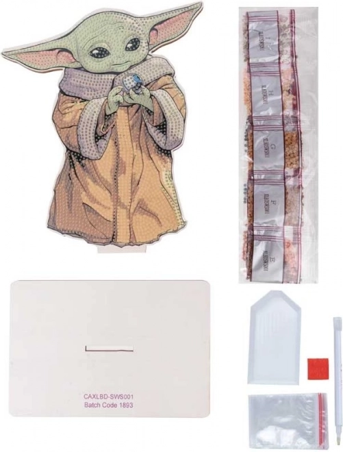 Pittura di diamanti XL Star Wars: Grogu