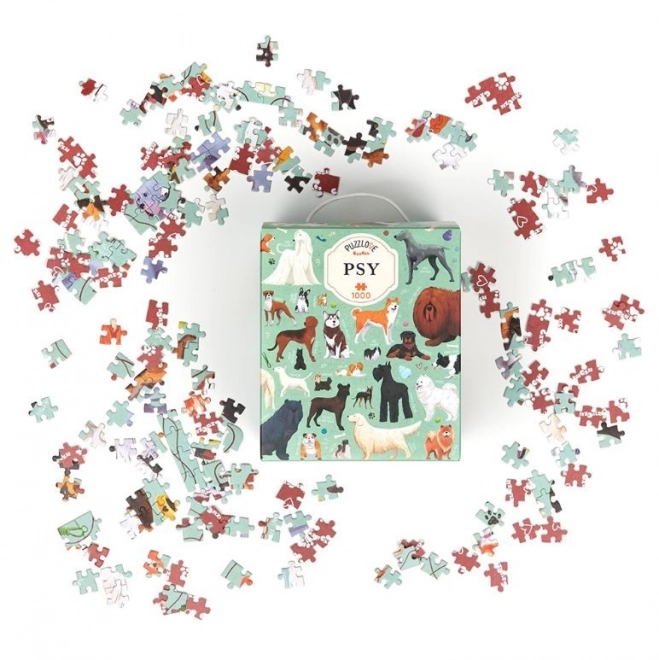 Puzzle Cani di Puzzlove 1000 Pezzi