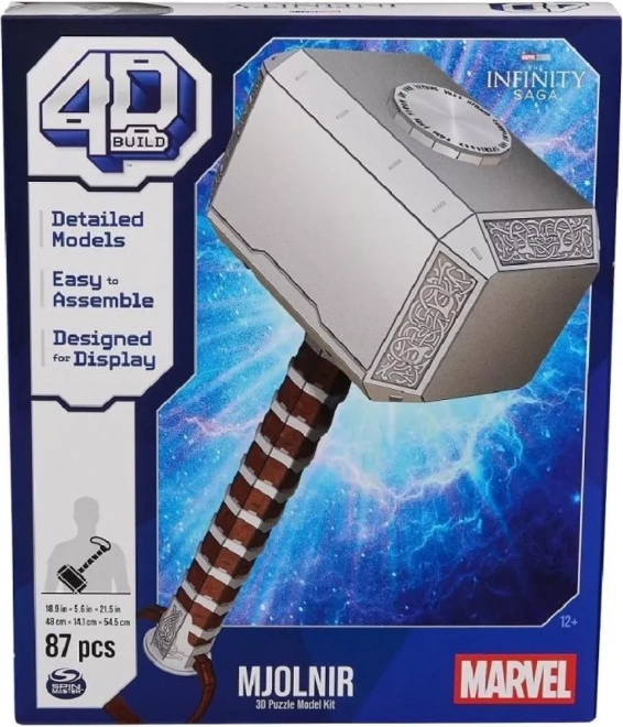 Puzzle 4D martello di Thor MARVEL