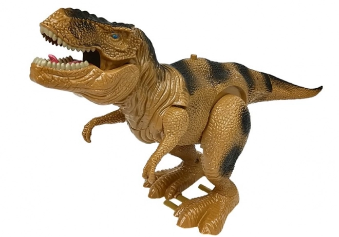 Dinosauro Tirannosauro Rex a Batteria Marrone