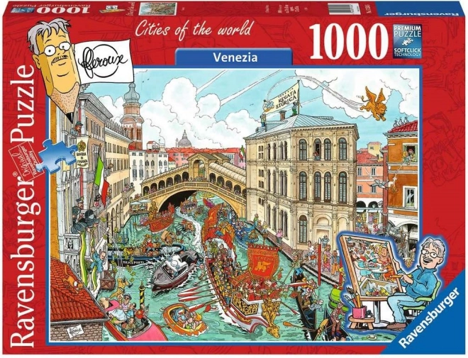 Puzzle Ravensburger Città del Mondo: Venezia 1000 Pezzi