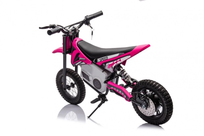 Moto cross rosa a batterie