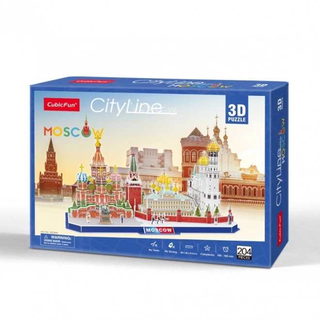 Puzzle 3D Mosca City Line