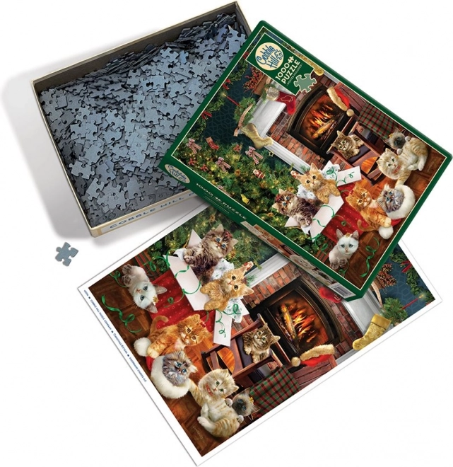 Puzzle Gattini di Natale 1000 pezzi