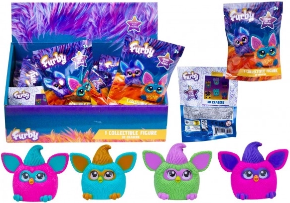 Furby figurina da collezione 3D gomma mix tipi