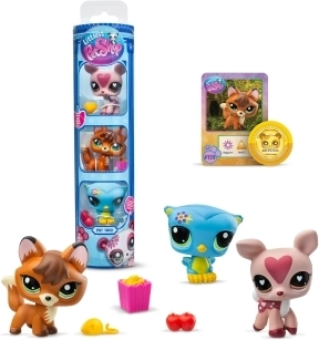 Littlest Pet Shop 3 figurine - tipi diversi