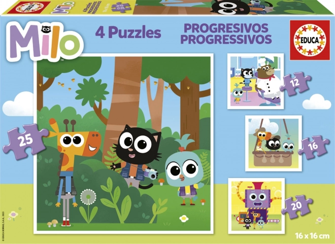 Puzzle progressivo EDUCA Milo