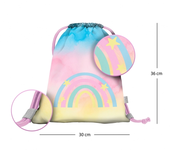 BAAGL Sacchetto prescolare Rainbow