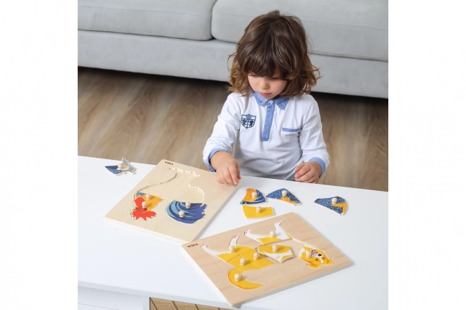 Puzzle Montessori in Legno - Cane