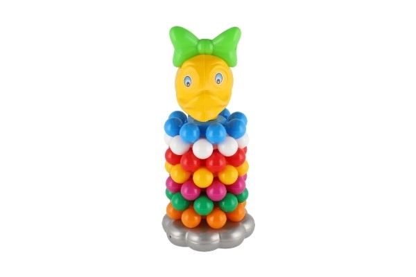 Piramide ad anelli in plastica 26cm per bambini