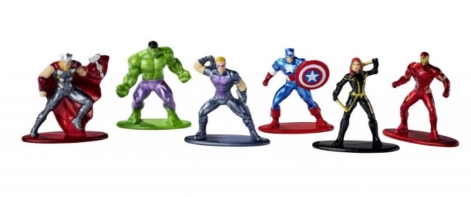 Set di Figure in Metallo Avengers