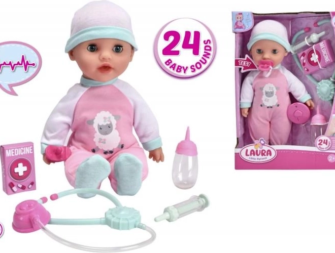Bambola Laura Piccolo paziente 30 cm