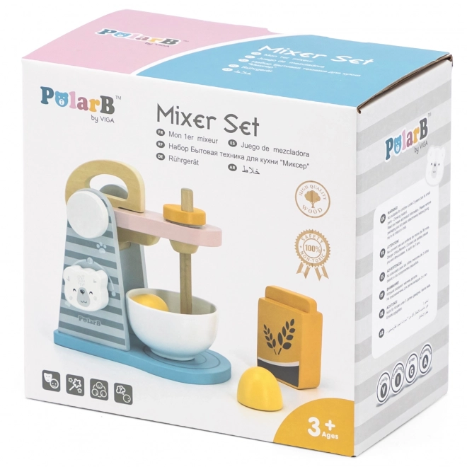 Mixer giocattolo in legno Viga