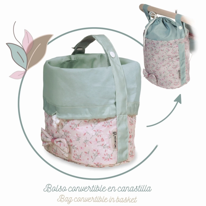 Carrozzina pieghevole per bambole 3 in 1 con borsa Provenza 73 cm