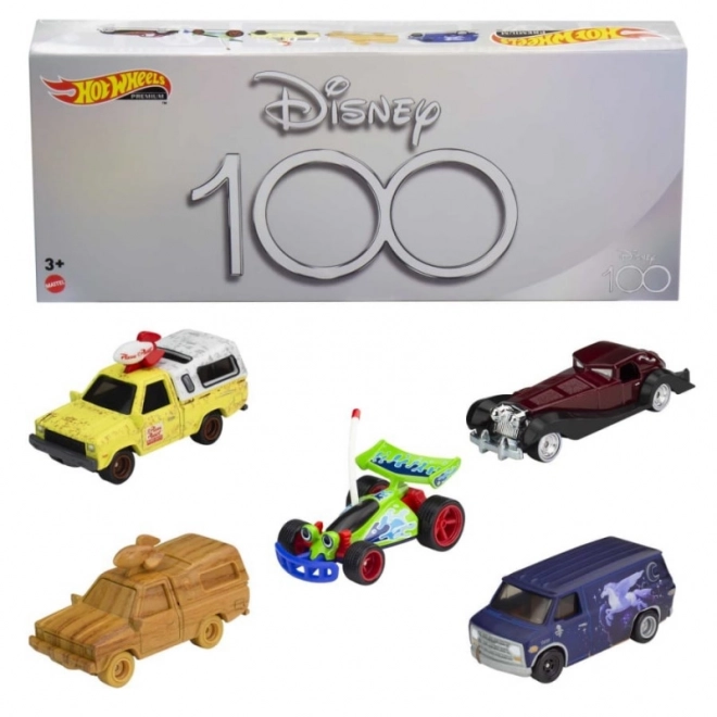 Set 5 Veicoli Disney 100° Anniversario Hot Wheels