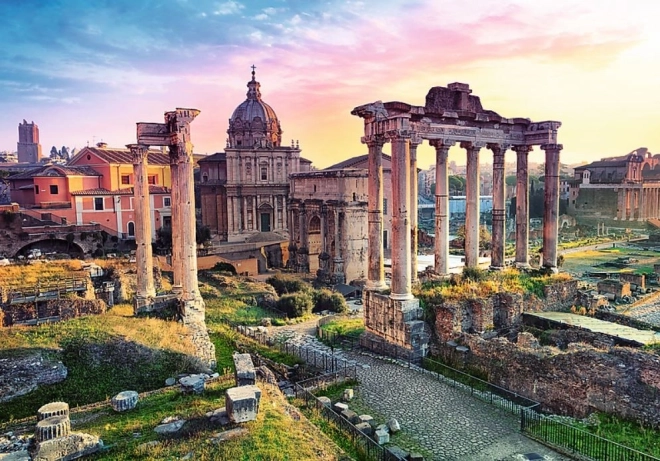 Scena iconica del Foro Romano
