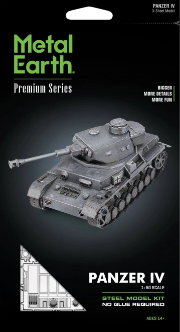 Puzzle 3D Metal Earth Serie Premium: Carro Armato Panzer IV