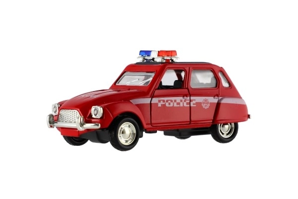 Auto Polizia Retrò con Luci 11cm