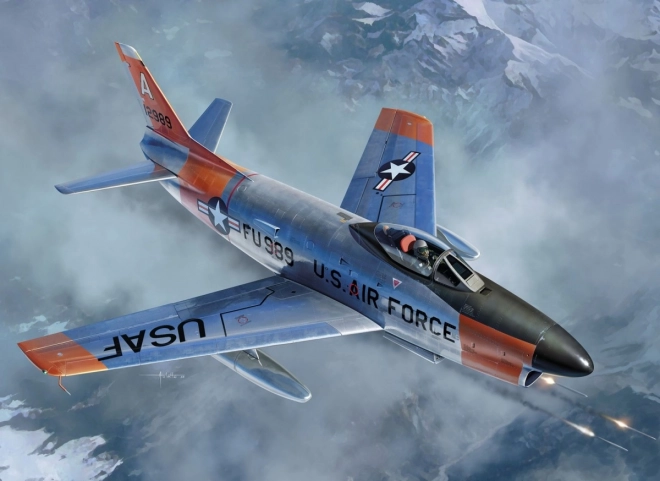 Modello aereo F-86D Dog Sabre in plastica 1/48