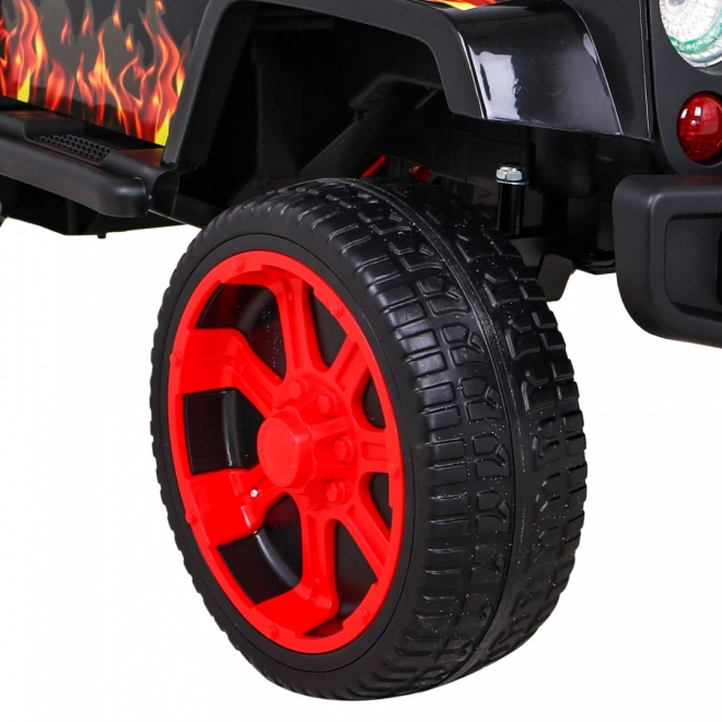 Auto fuoristrada Raptor Drifter Flames + Telecomando + Trazione 4x4 + Spazio di stivaggio + Partenza lenta + MP3 LED