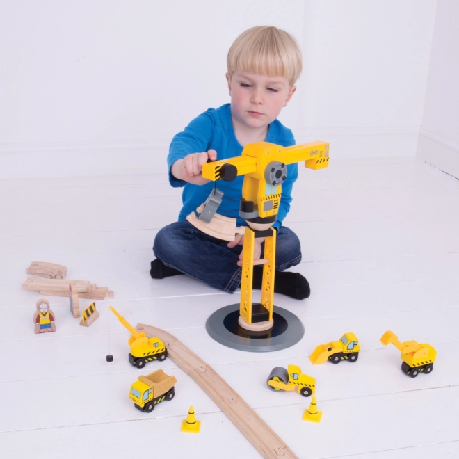 Gru e macchine edili Bigjigs Rail