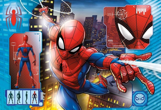 Puzzle 24 pezzi Maxi Super Colore - Spider-Man