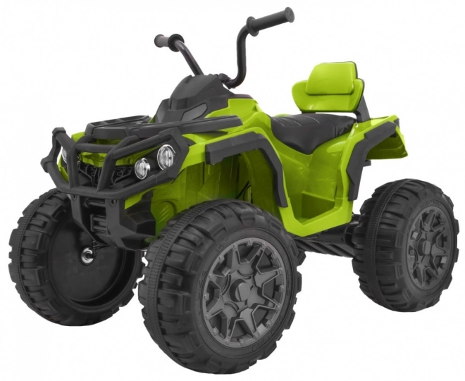 Quad ATV 2,4GHz a batteria per bambini Verde + Telecomando + Ruote EVA + Radio MP3 + Avvio gratuito