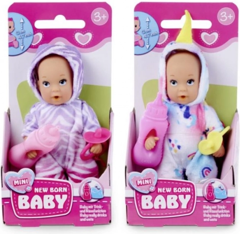 Mini bambola New Born Baby Tutina 12 cm