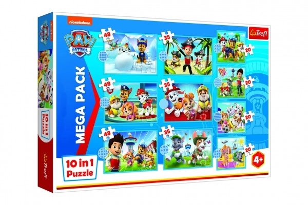 Puzzle 10 in 1 - La squadra infallibile di Paw Patrol