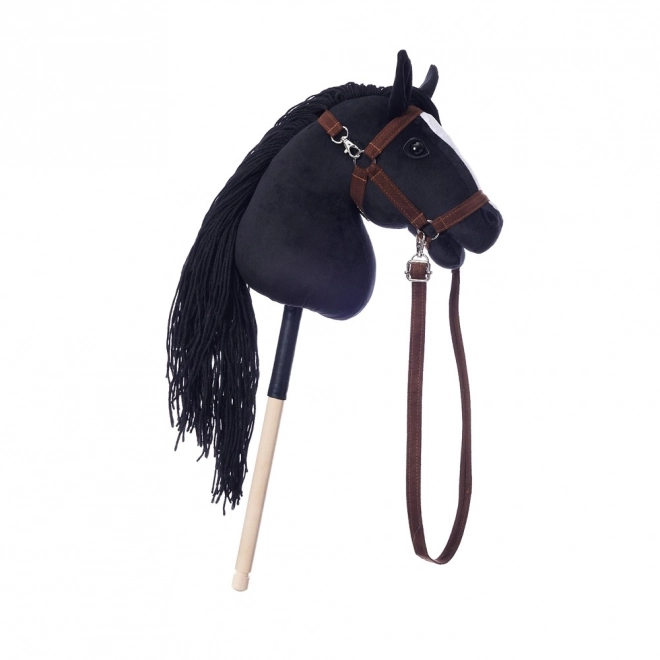 Cavallo da giostra Hobby Horse Hoppihorse nero