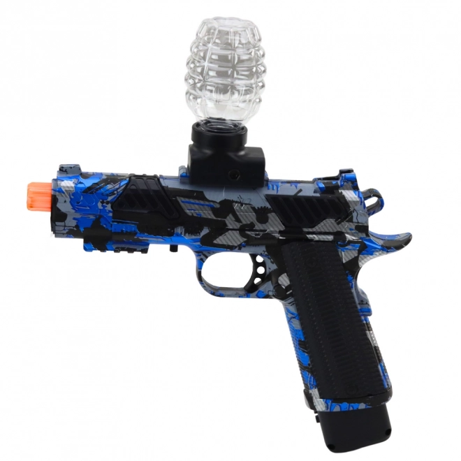 Pistola elettrica a palline d'acqua graffiti blu
