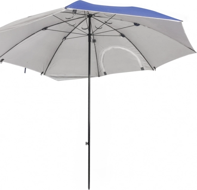 Grande ombrellone da spiaggia e da giardino pieghevole 2 in 1