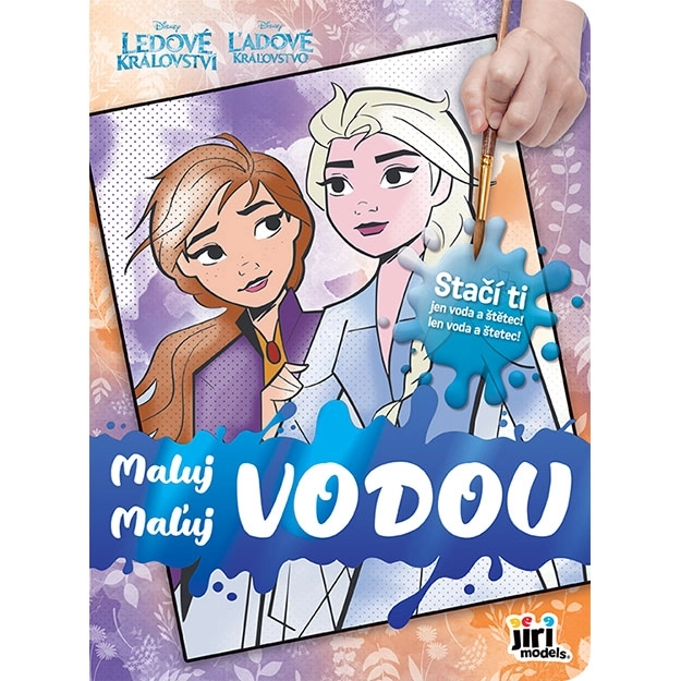 Libro da colorare ad acqua FROZEN - Il regno di ghiaccio