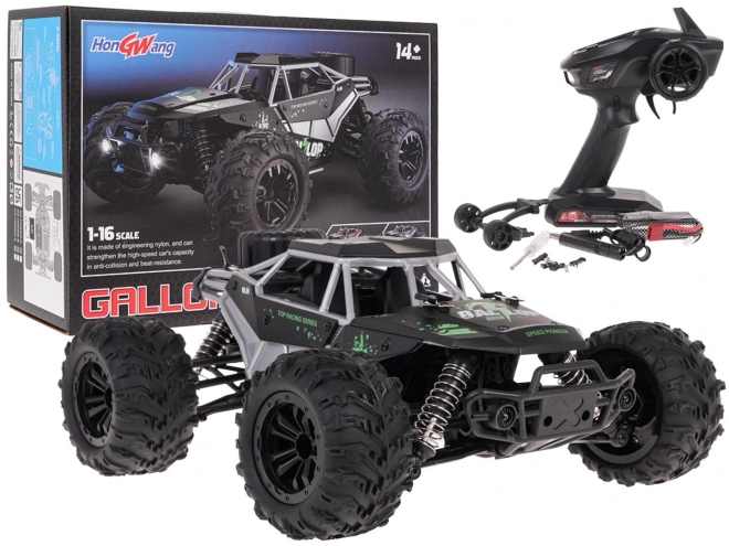 Crawler radiocomandato verde 1:16