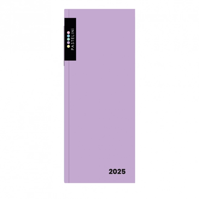 Diario PVC Mensile 2025 PASTELINI Viola