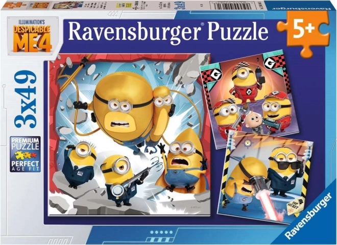 Puzzle Minions 3x49 pezzi