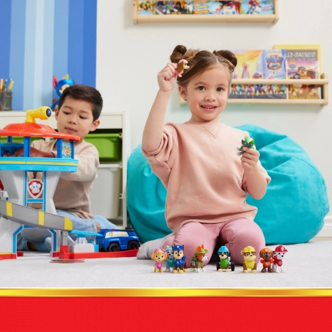 Set di figure Paw Patrol - Tutti i cuccioli a bordo