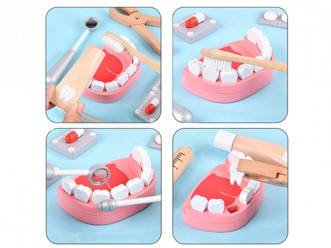 Set Dentista in Legno per Bambini