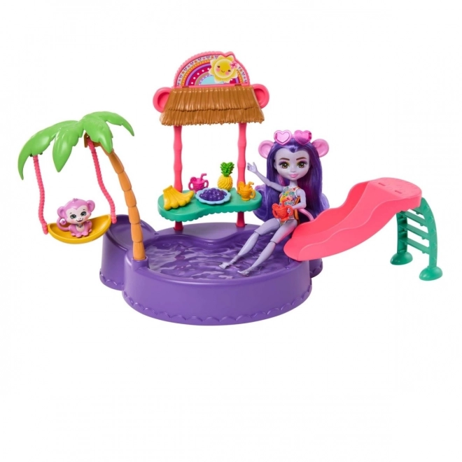 Piscina Tropicale Enchantimals con Scimpanzé